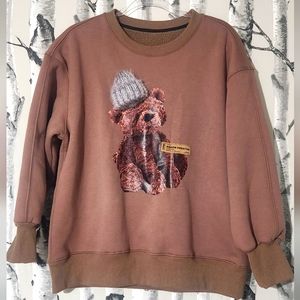 Heron Preston Bear Sweater Size S/M